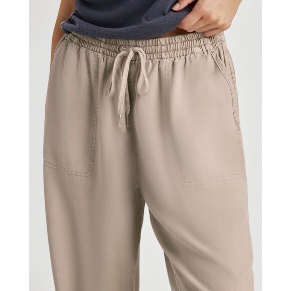 Splendid Ryan Pants Women’s Size Small Beige Barrel Leg Pockets Lightweight - Picture 3 of 12